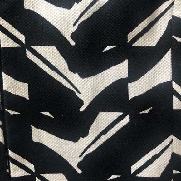 PREMISE Jacket 3/4 Length Sleeve Black & White Open Front Lined Size 8 - Picture 4 of 6